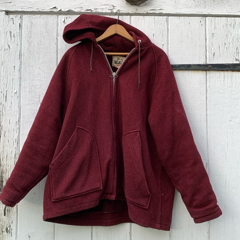 Vintage Woolrich zip jacket coat size XL